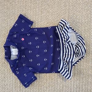 Carters Rash Guard Swimsuit